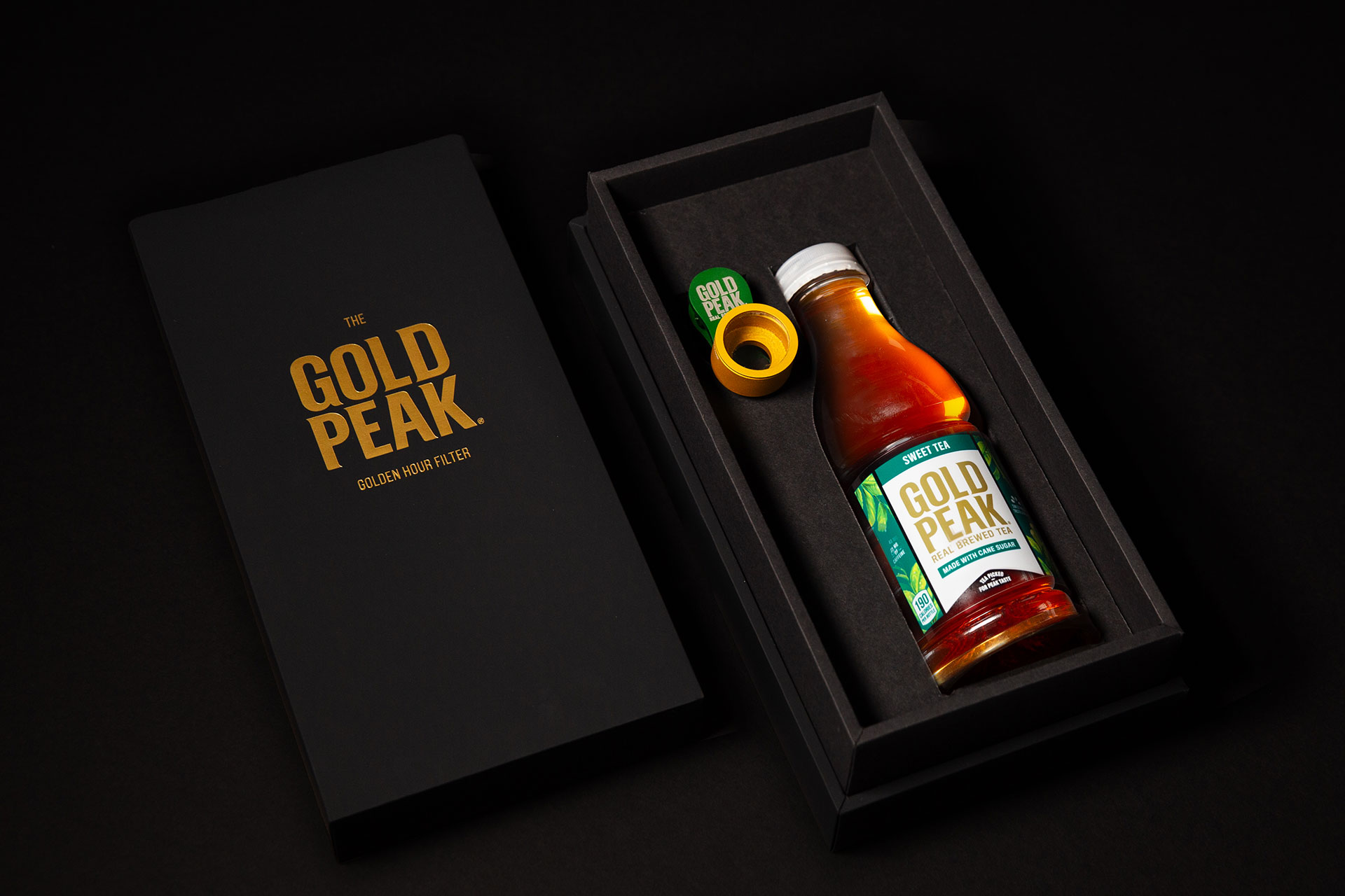 Coca-Cola’s Gold Peak Tea made an IRL lens filter to give any photo a ...