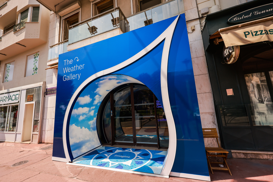 The Weather Gallery at Cannes | Ad Age