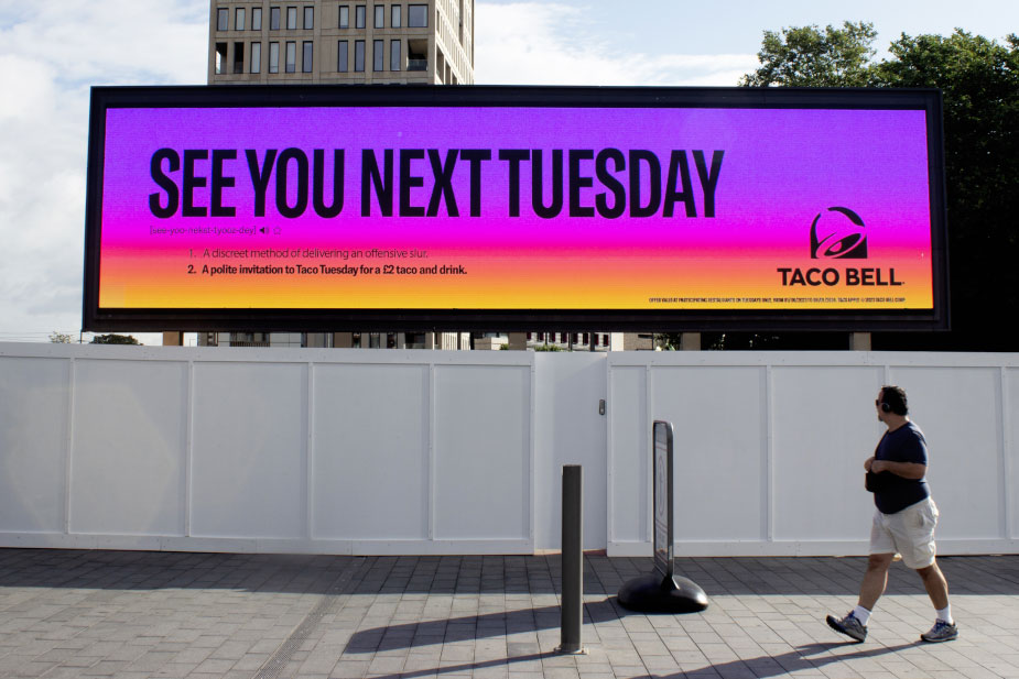 Taco Bell Hid The C word In This Seemingly Innocuous Billboard Ad Age