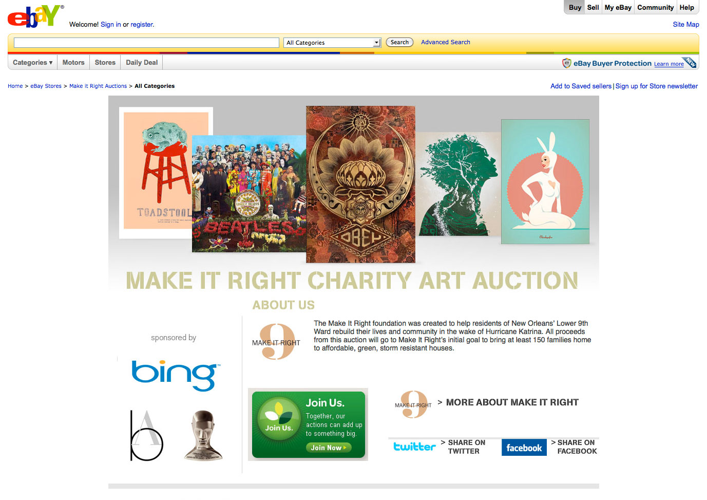 The Andy Awards eBay Make It Right Auction Ad Age