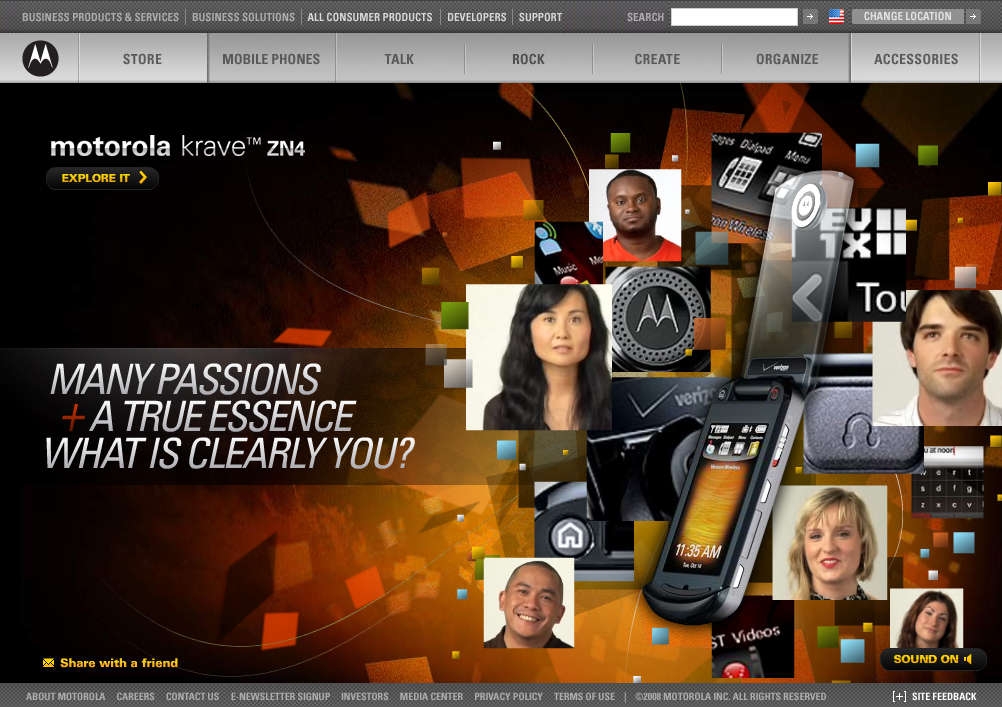 Motorola Experience Krave ZN4 Ad Age