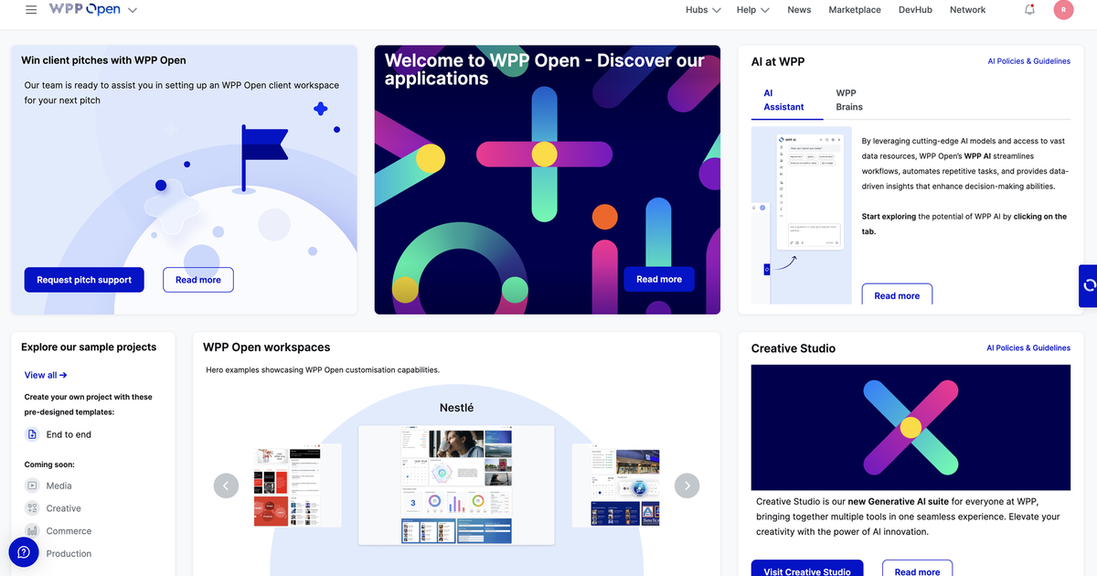 WPP's AI brand hub Open—how marketers can experiment | Ad Age