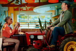 The Habit Burger Grill's wacky ads feature a plastic horse, seagulls and 'Jeremy the tomato'