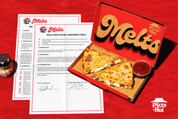 Pizza Hut will pay you not to share its new Melts on social media