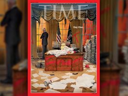 Time’s latest cover shows Biden in an Oval Office trashed by his predecessor