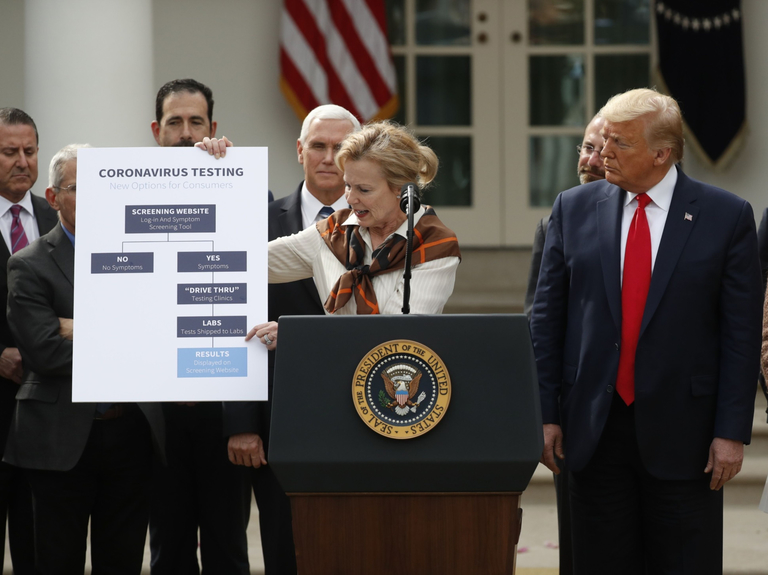 Google-backed coronavirus testing website books up on its first day full day of operation