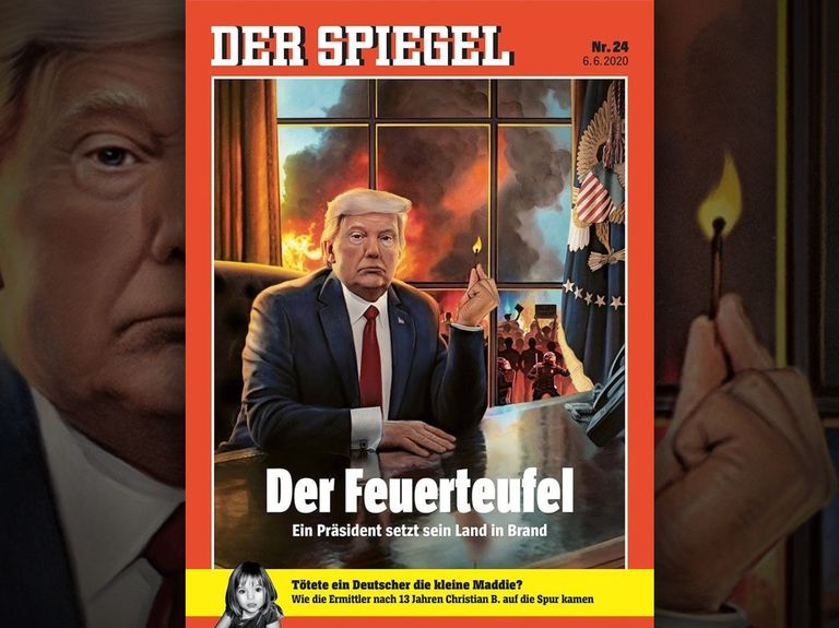Germany’s leading newsweekly decries Trump’s incendiary approach