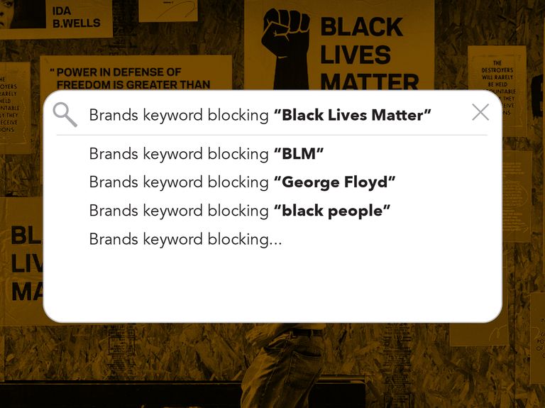 Keyword blocking hits Black Lives Matter content