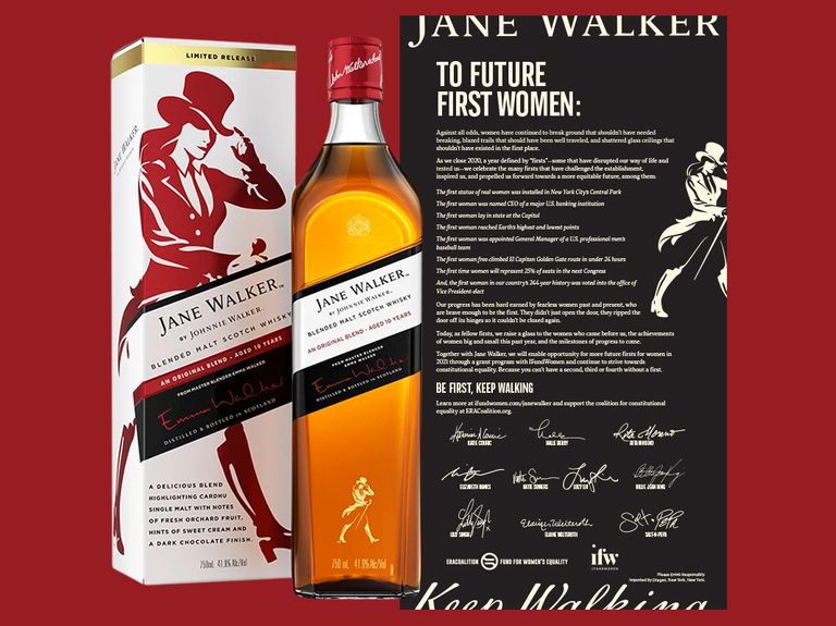 Johnnie Walker’s counterpart, Jane, stars in new female-focused campaign