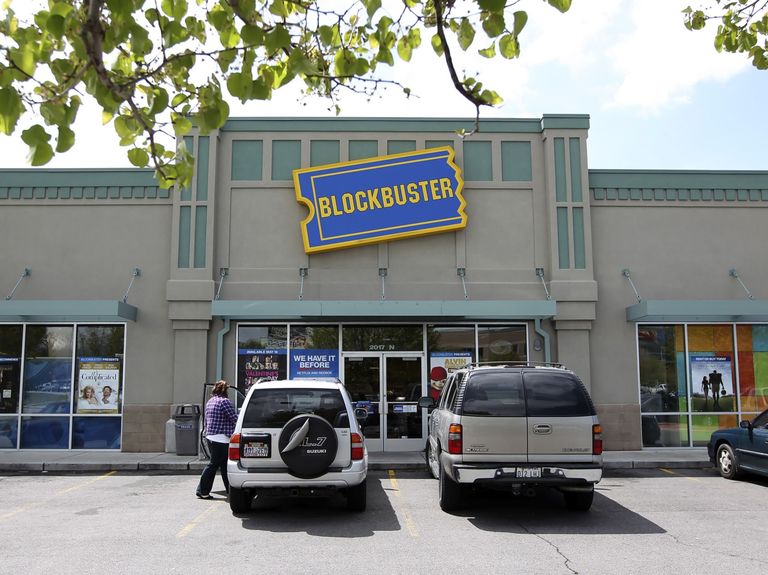 Bankrupt Blockbuster joins Reddit-inspired retail rally