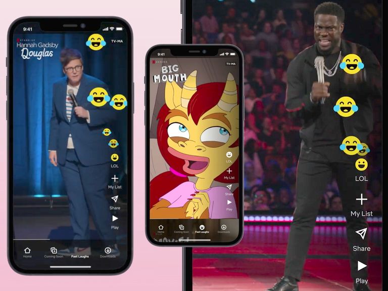 Netflix debuts TikTok-style clips feature, ‘Fast Laughs’