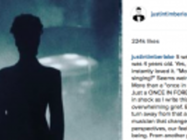 Read Justin Timberlake's Perfect Tribute to Prince