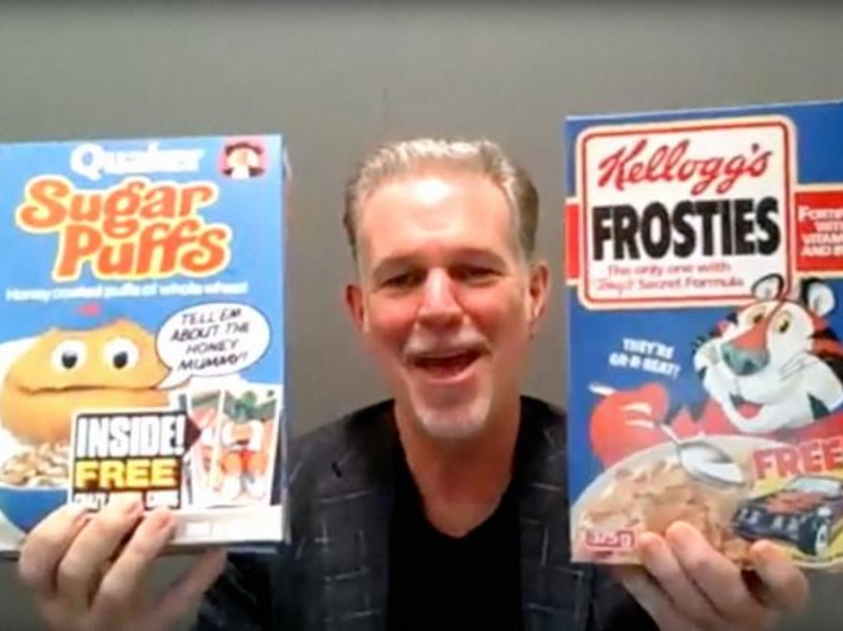 Netflix CEO interrupts quarterly earnings with product placement