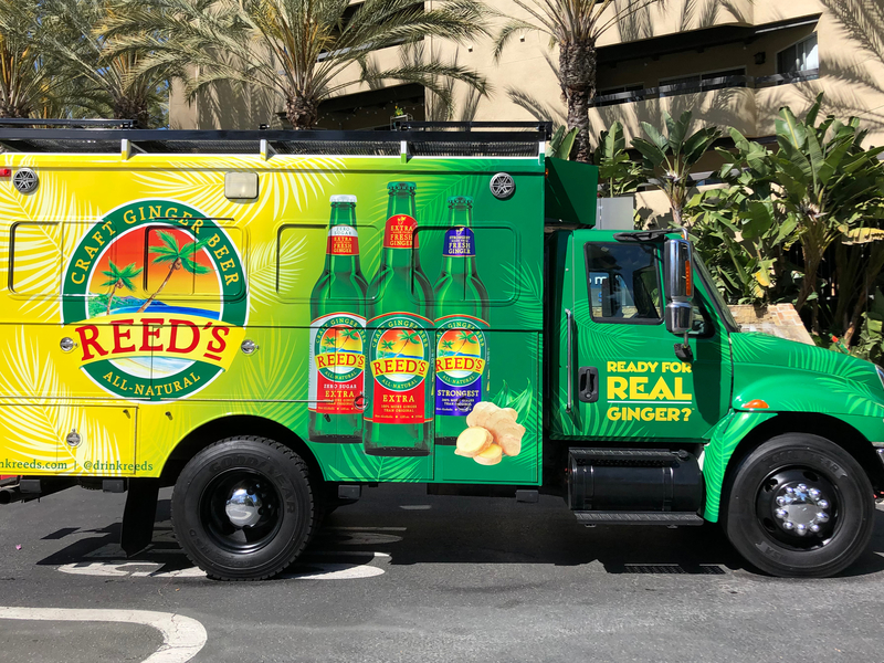 Reed's Ginger Beer has a marketing campaign that calls out Canada Dry