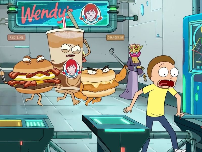 I Need Directions To The Nearest Wendy S Rick And Morty' Invade Wendy's With Pop-Up | Ad Age