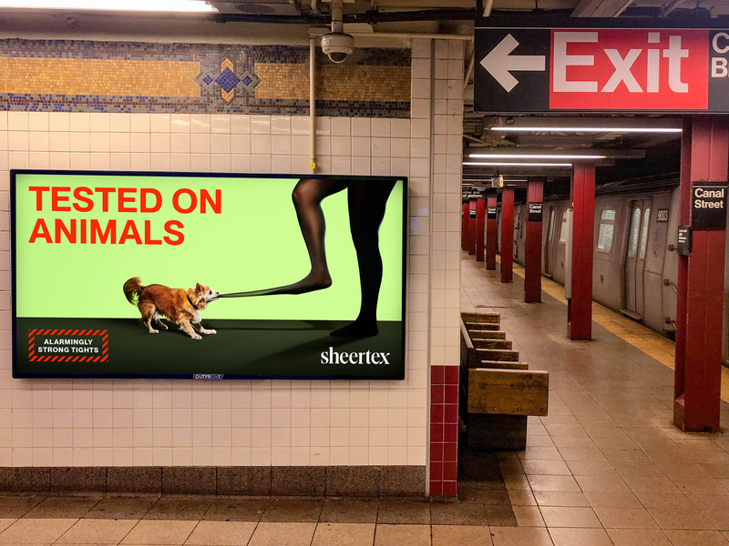 Sheertex s First Outdoor Ads Use Provocative Dual Meanings Ad Age