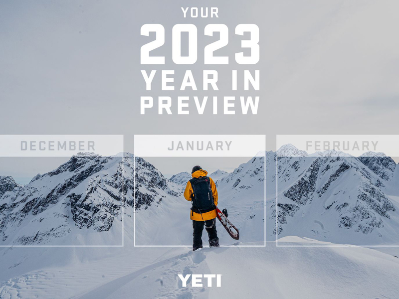 Yeti campaign invites consumers to plan their year ahead in the