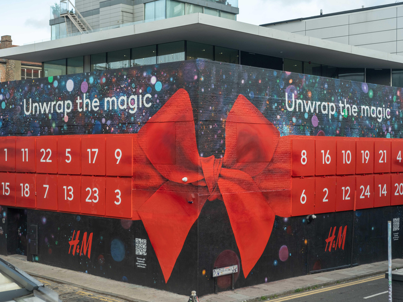 H&M is opening a giant advent calendar in London's Shoreditch - AdAge.com