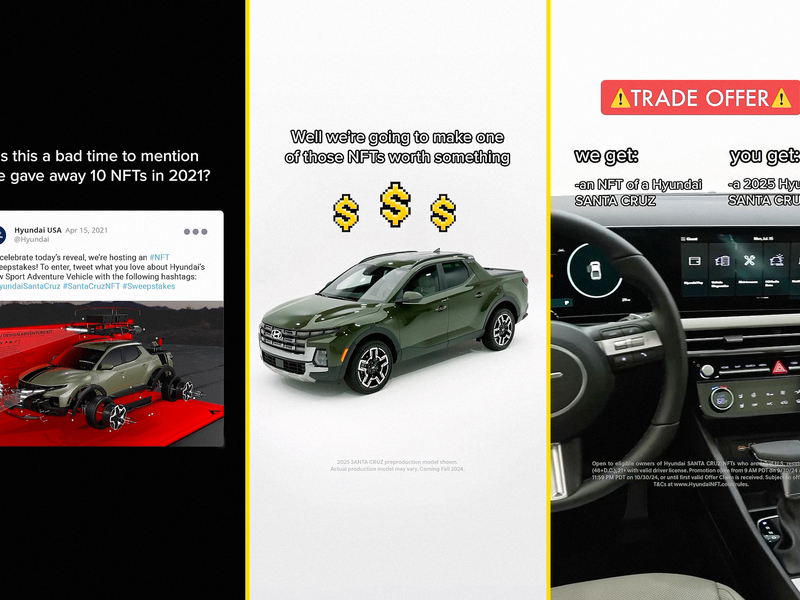 Hyundai will take back a now-worthless 2021 NFT in exchange for a new ...