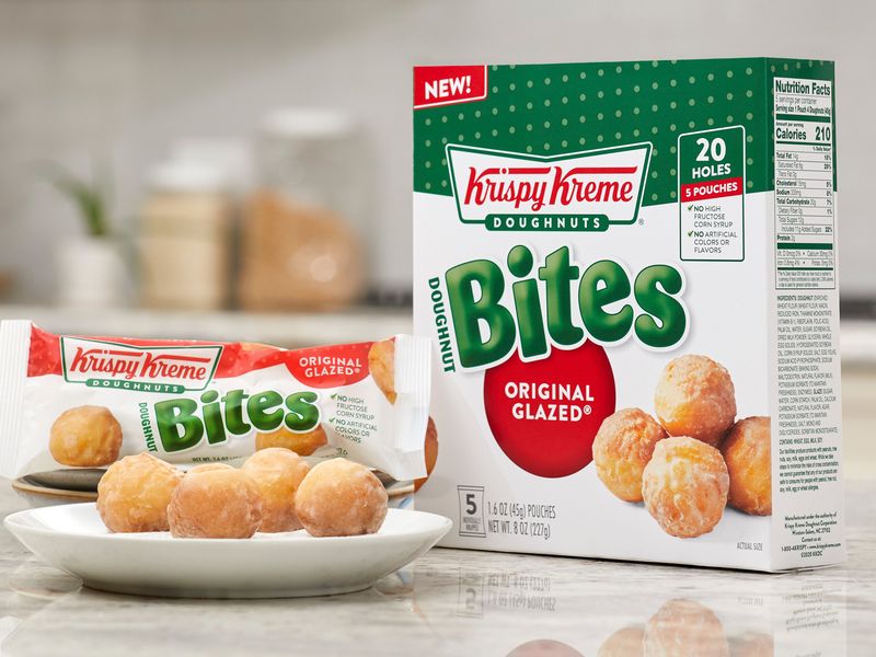 Krispy Kreme To Launch Packaged Doughnut Bites And Mini Crullers