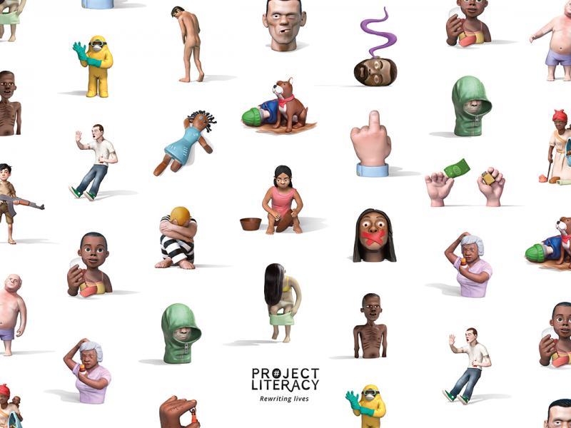 Pearson Project Pearson : Project Literacy - Characters | Ad Age