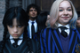 (L to R) Jenna Ortega as Wednesday Addams, Emma Myers as Enid Sinclair