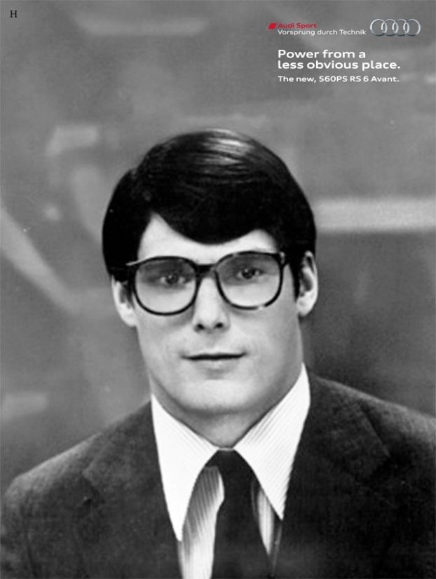 Audi Features Christopher Reeve as Clark Kent in U.K. Campaign | Ad Age